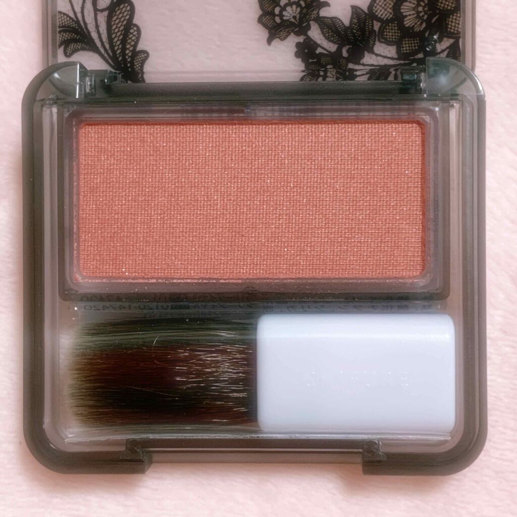 チーク カラー(ブラシ付)/ちふれ/パウダーチークを使ったクチコミ(3枚目)