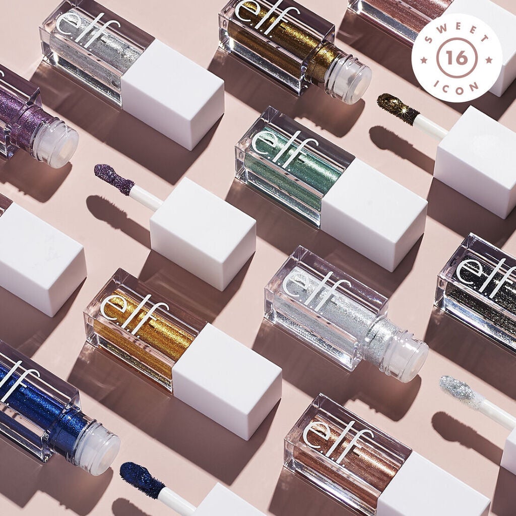 リキッドグリッターアイシャドウ/e.l.f. Cosmetics/グリッターを使ったクチコミ(5枚目)