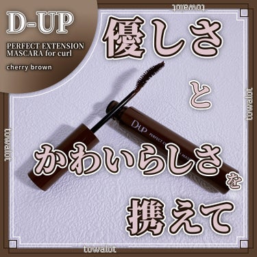 パーフェクトエクステンション マスカラ for カール/D-UP/マスカラを使ったクチコミ（1枚目）