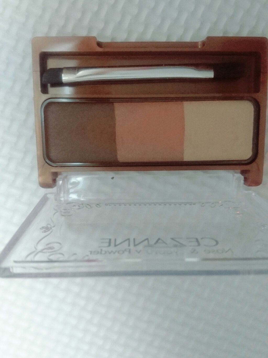 ノーズ&アイブロウパウダー/CEZANNE/パウダーアイブロウを使ったクチコミ(3枚目)