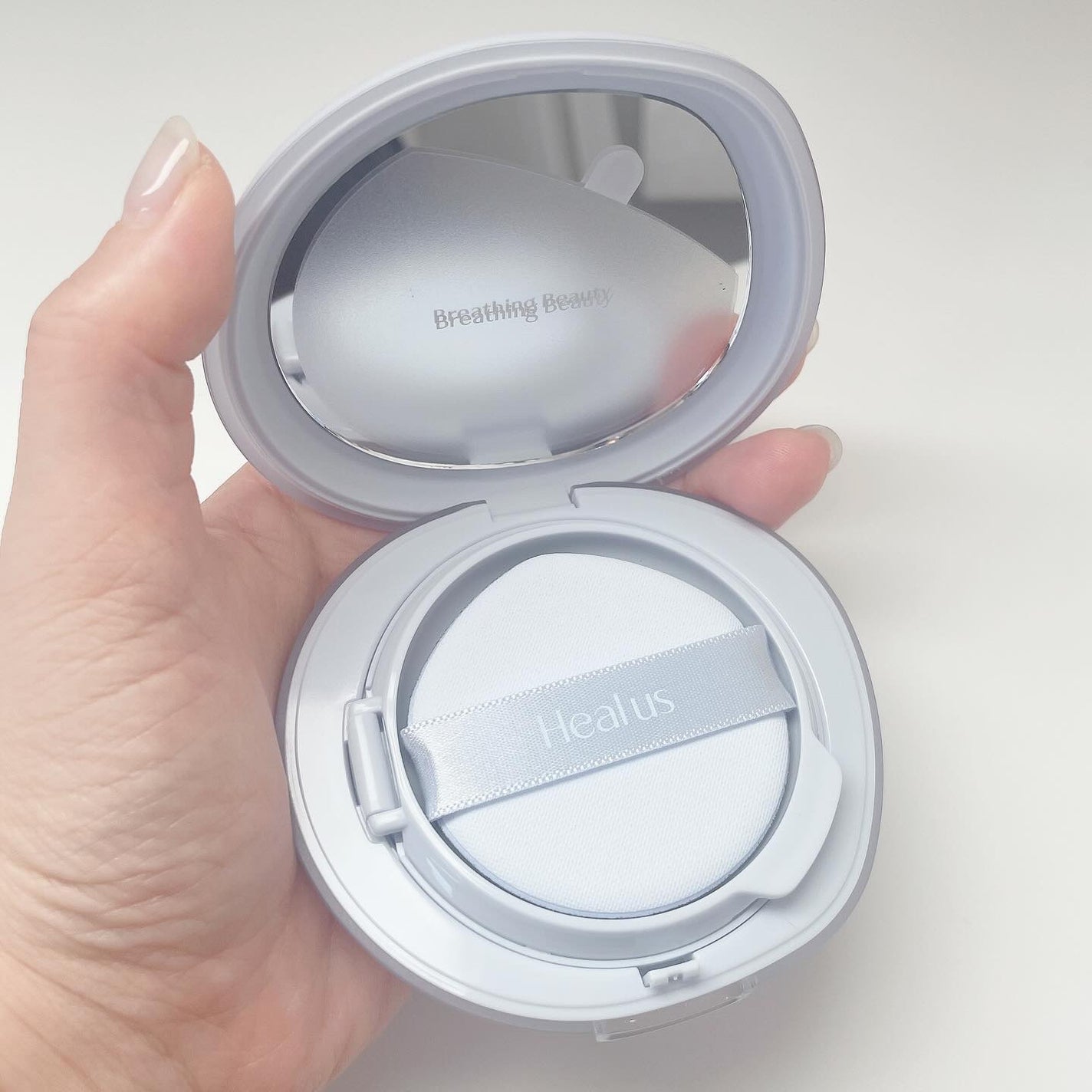 Skin breathing cushion Cloud/Healus/クッションファンデーションを使ったクチコミ(2枚目)