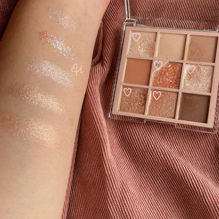 グリッターペディアアイパレット/unleashia/アイシャドウパレットを使ったクチコミ(4枚目)