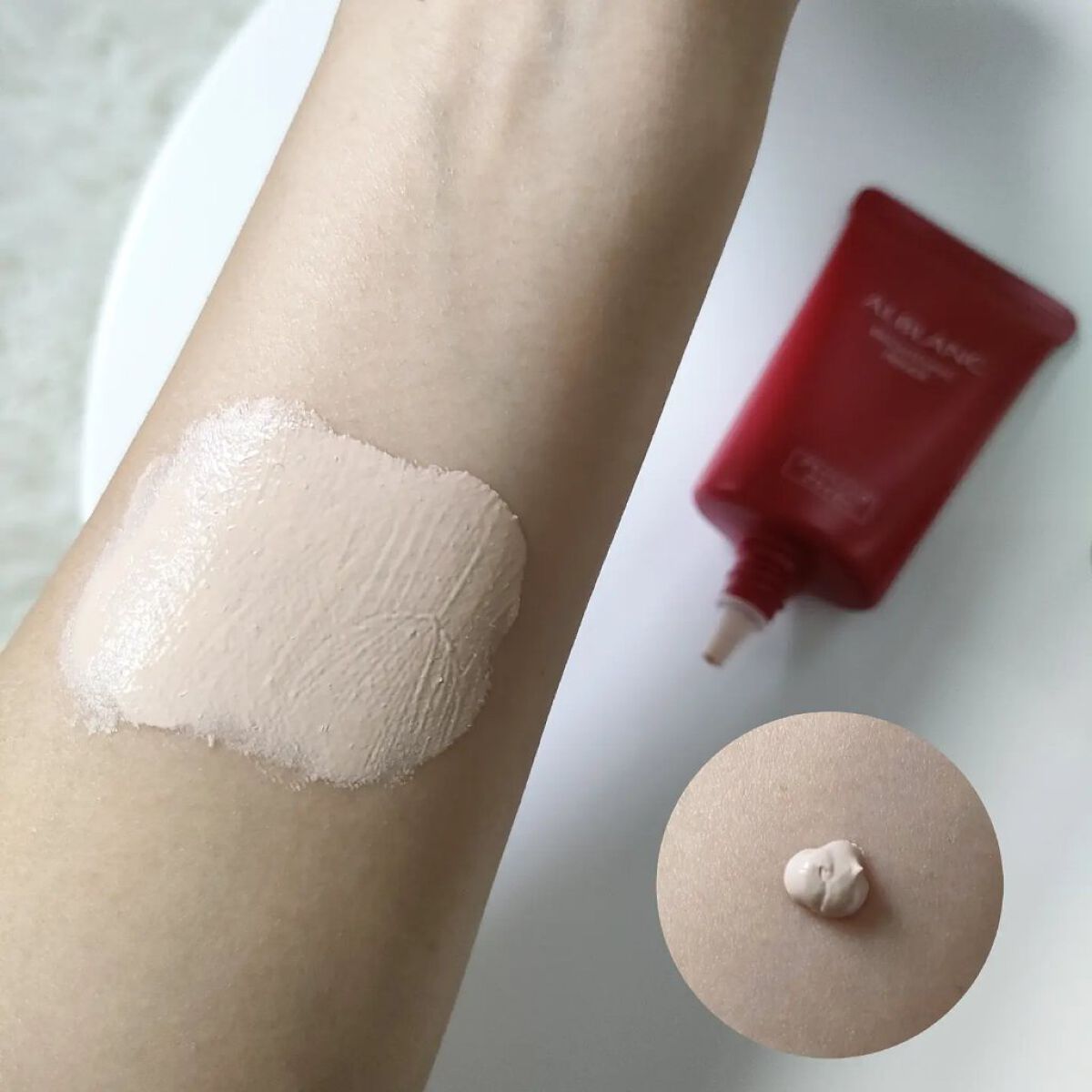 ブライトニングプライマー 02 ミディアム/ALBLANC/化粧下地を使ったクチコミ（2枚目）