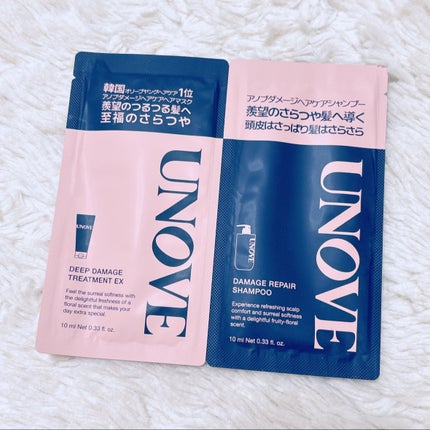 ディープダメージシャンプー&トリートメントセット/UNOVE/シャンプー・コンディショナーを使ったクチコミ(2枚目)
