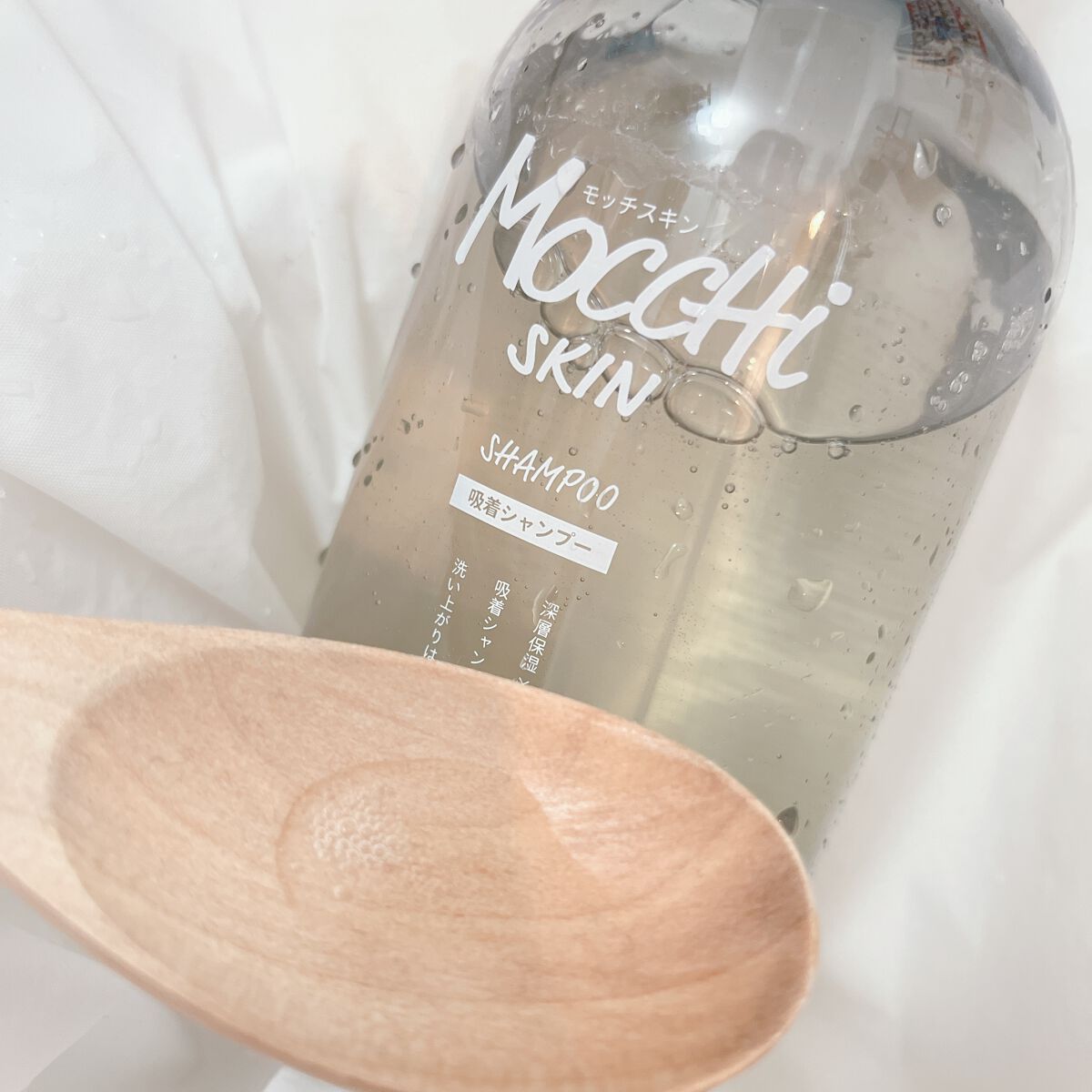 吸着シャンプーM(モイスト) ＆ 吸着トリートメントM(モイスト)/MoccHi SKIN/市販シャンプーを使ったクチコミ（3枚目）