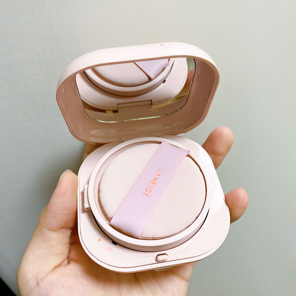 ネオクッション グロウ/LANEIGE/クッションファンデーションを使ったクチコミ（2枚目）