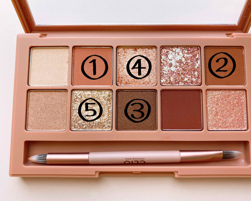 プロ アイ パレット/CLIO/アイシャドウパレットを使ったクチコミ（2枚目）