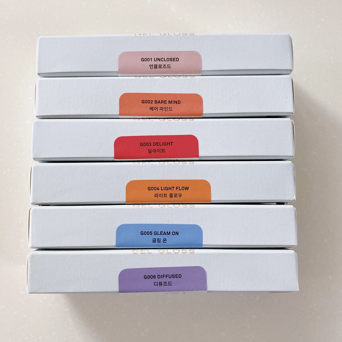 ムードインハンサージェルグロス/hince/リップグロスを使ったクチコミ（3枚目）