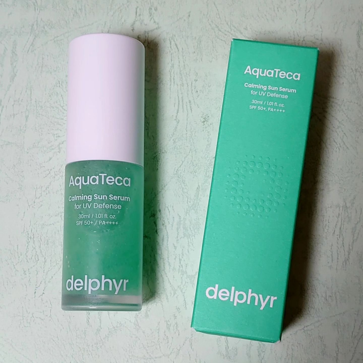 AquaTeca calming sun serum/Delphyr/日焼け止めローションを使ったクチコミ（1枚目）