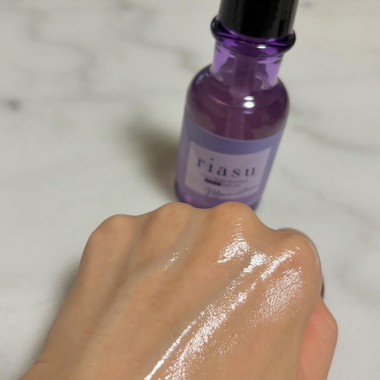 リアス ディープ モイスチャー シカ ヘアオイル/riasu/ヘアミルクを使ったクチコミ（3枚目）