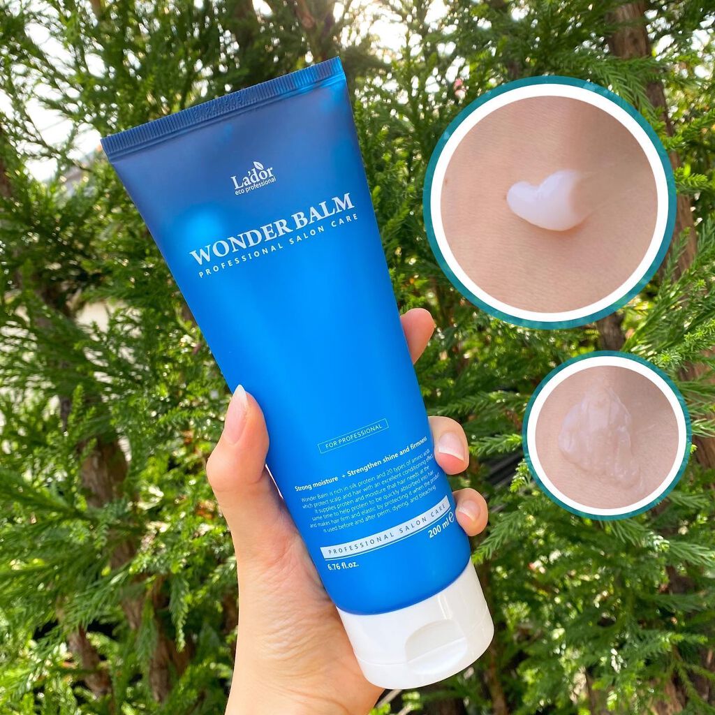 WONDER BALM/La'dor/洗い流すヘアトリートメントを使ったクチコミ（3枚目）