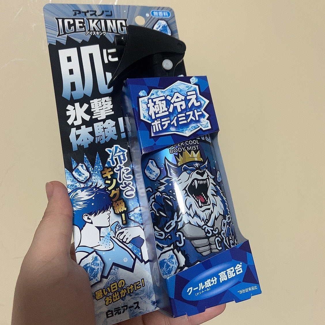 アイスノン ICEKING 極冷えボディミスト 無香料/アイスノン/ボディグッズを使ったクチコミ(1枚目)