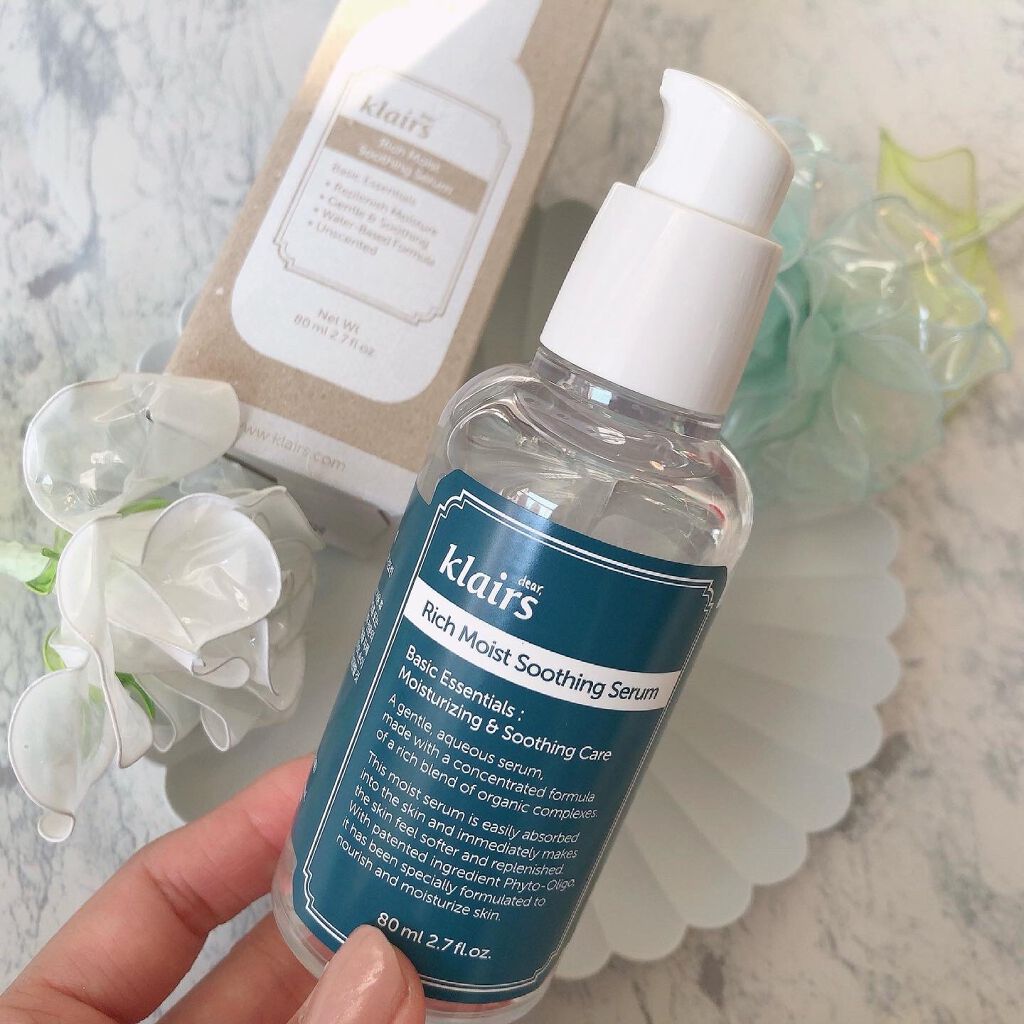 リッチモイストスージングセラム(80ml)/Klairs/美容液を使ったクチコミ(2枚目)