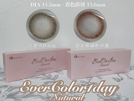 エバーカラーワンデー ナチュラル/エバーカラー/ワンデー(1DAY)カラコンを使ったクチコミ(1枚目)