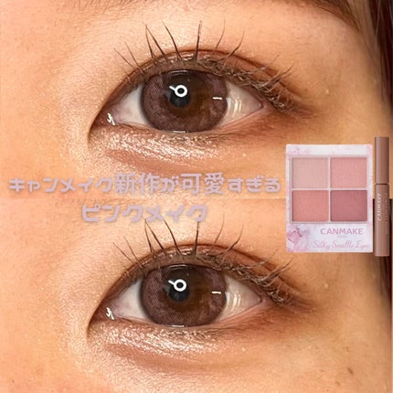 シルキースフレアイズ/キャンメイク/アイシャドウパレットを使ったクチコミ(1枚目)
