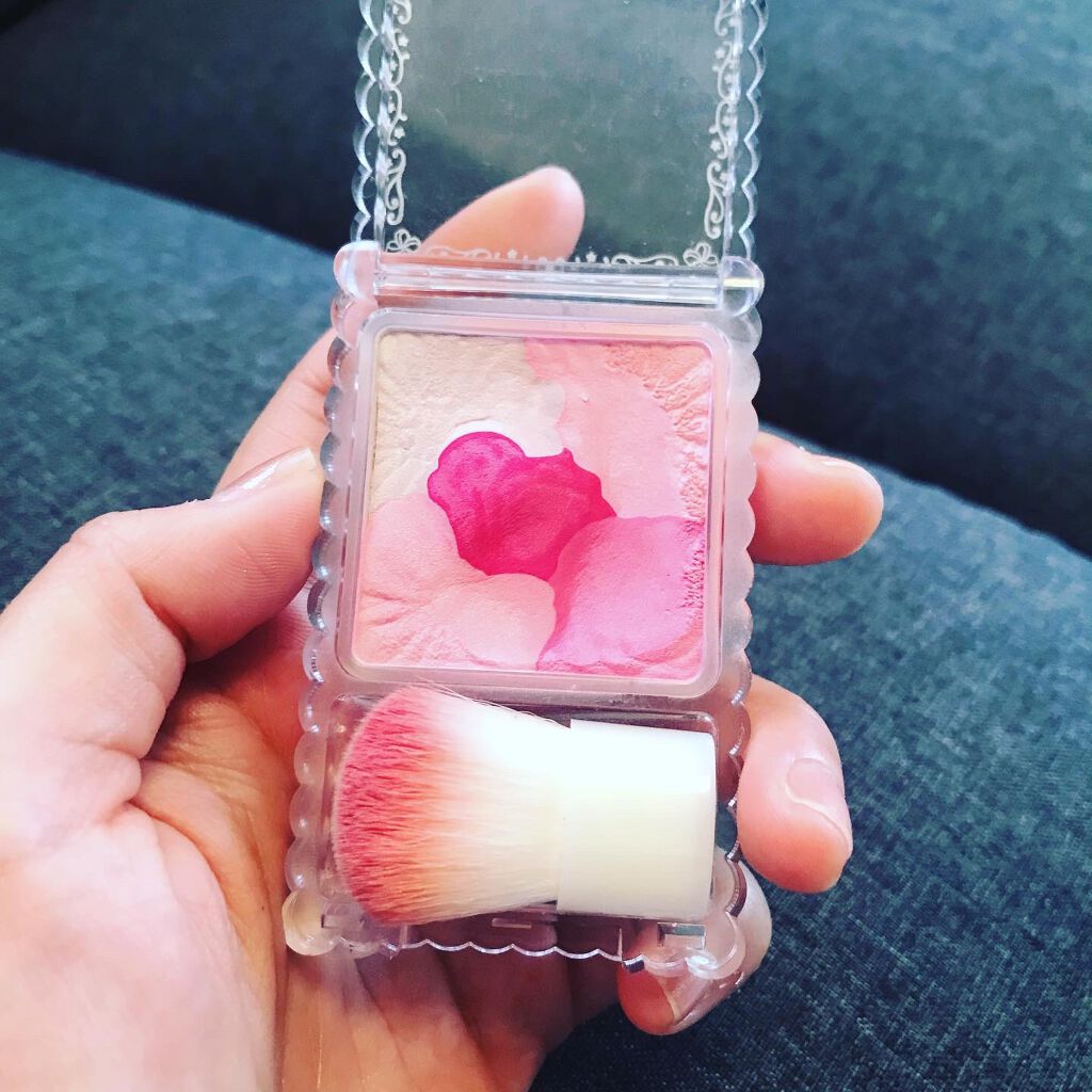 グロウフルールチークス/キャンメイク/パウダーチークを使ったクチコミ(2枚目)