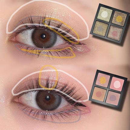 COLORFUL EYE PALETTE/NAMING./アイシャドウパレットを使ったクチコミ(7枚目)