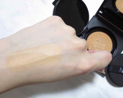 ナチュラルラディアント ロングウェア クッションファンデーション/NARS/クッションファンデーションを使ったクチコミ(2枚目)