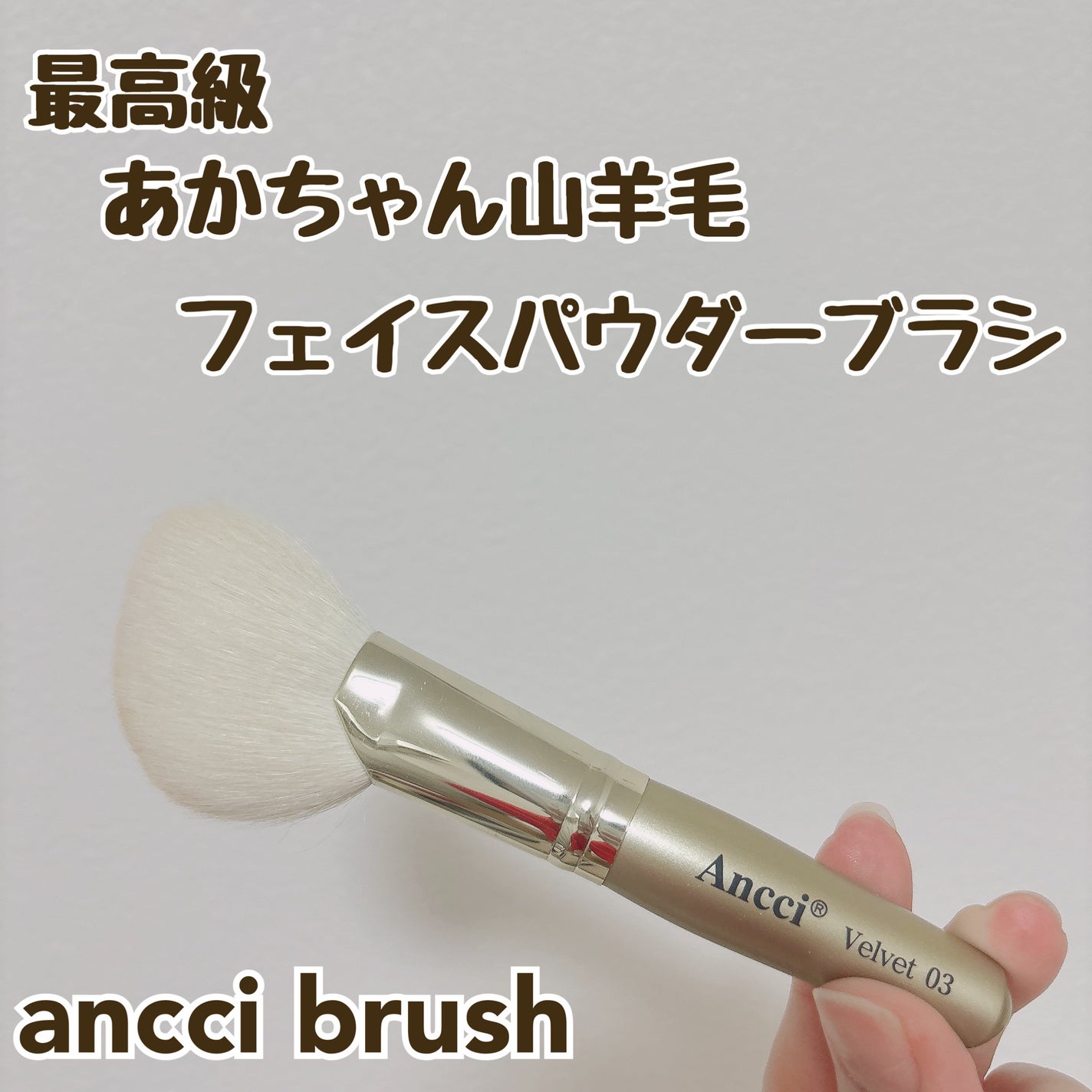 velvet 03 Ancci brush