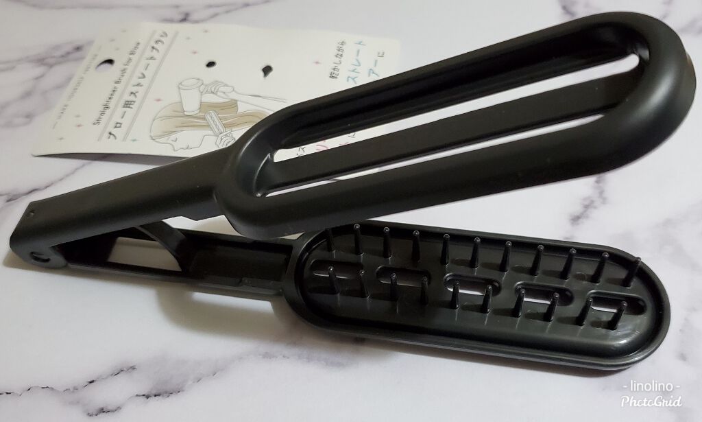 ブロー用ストレートブラシ/セリア/ヘアブラシを使ったクチコミ(1枚目)