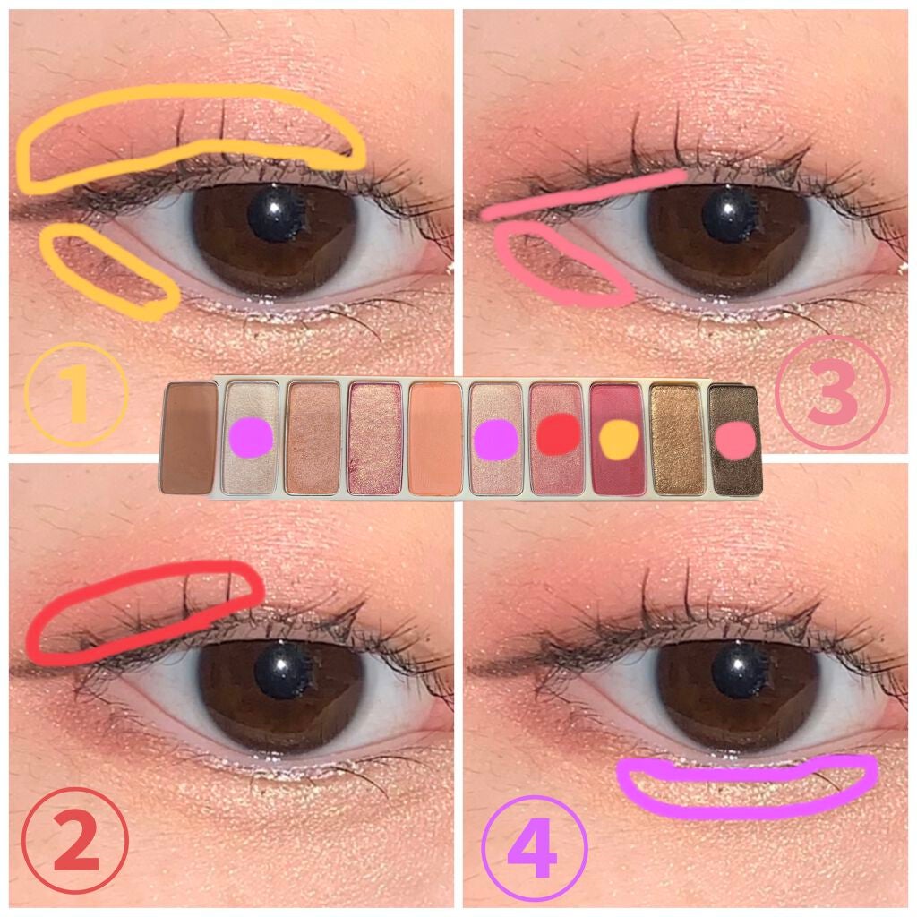 プレイカラー アイシャドウ/ETUDE/アイシャドウパレットを使ったクチコミ(2枚目)