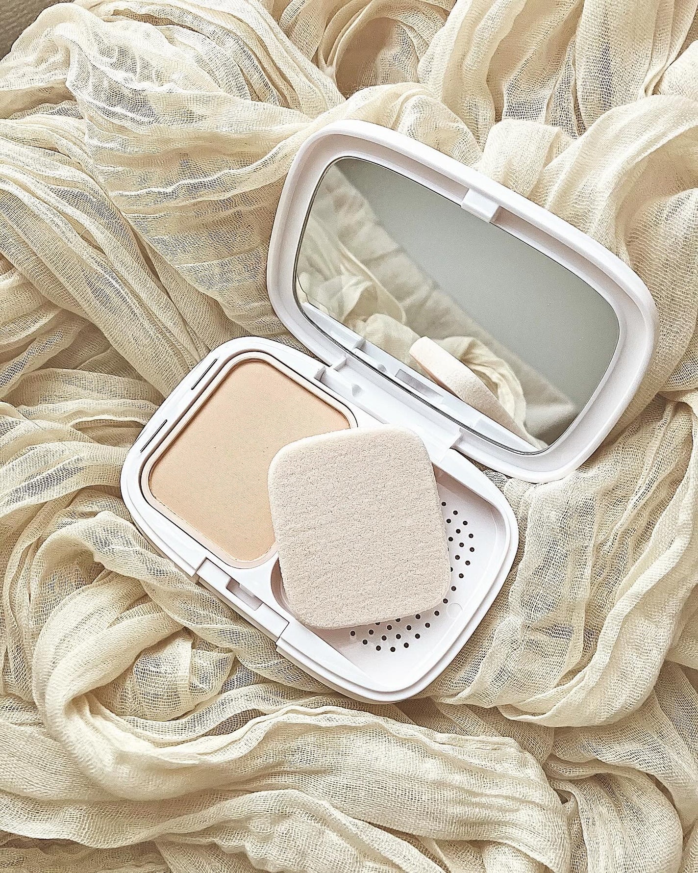 パウダーファンデーション/media luxe/パウダーファンデーションを使ったクチコミ(3枚目)