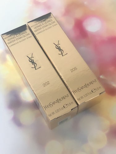 ルージュ ピュールクチュール ヴェルニ ウォーターグロウ No.205 シークレッドローズウッド/YVES SAINT LAURENT BEAUTE/口紅を使ったクチコミ（2枚目）