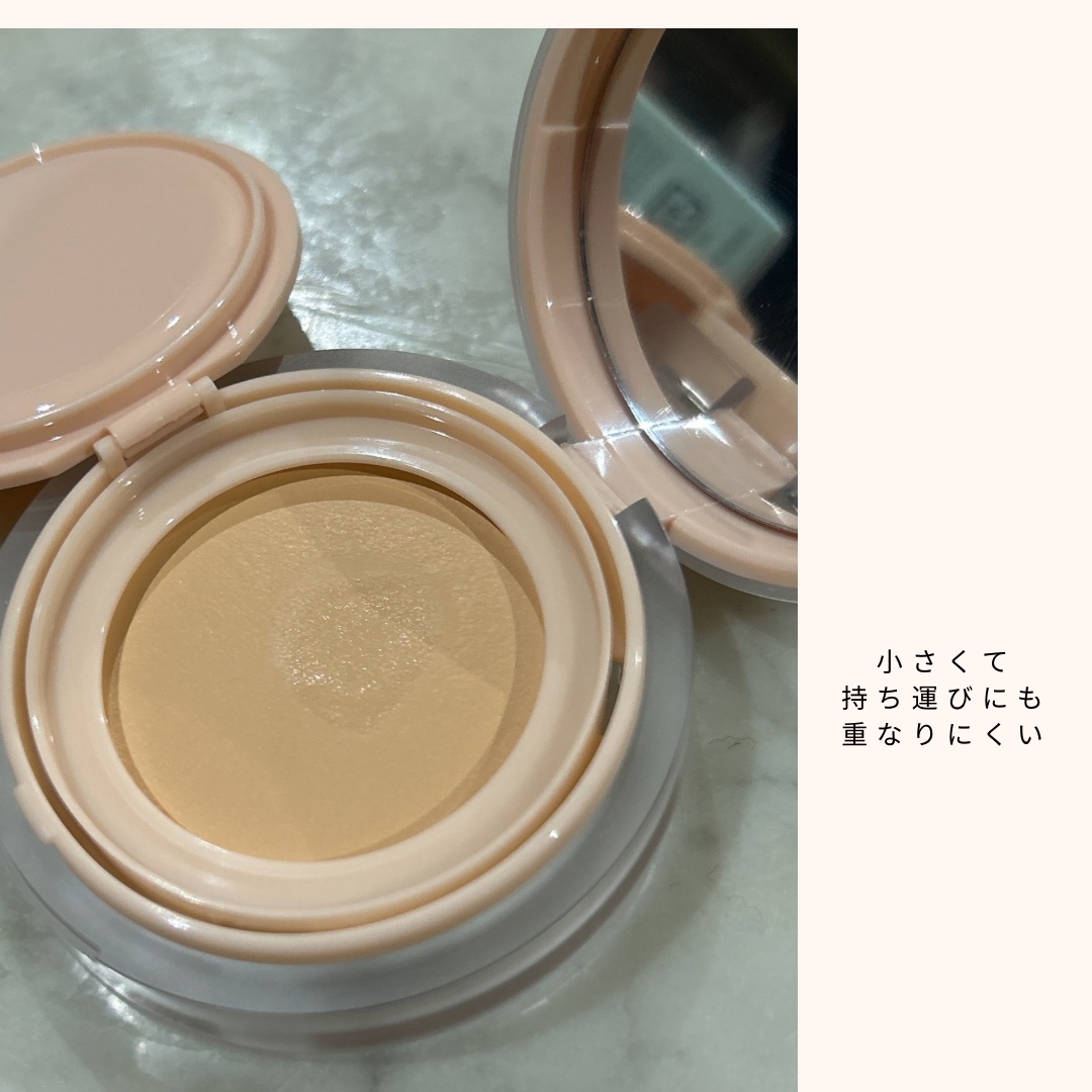 お直しパクト 02 ベージュ/Fujiko/クリーム・エマルジョンファンデーションを使ったクチコミ（3枚目）