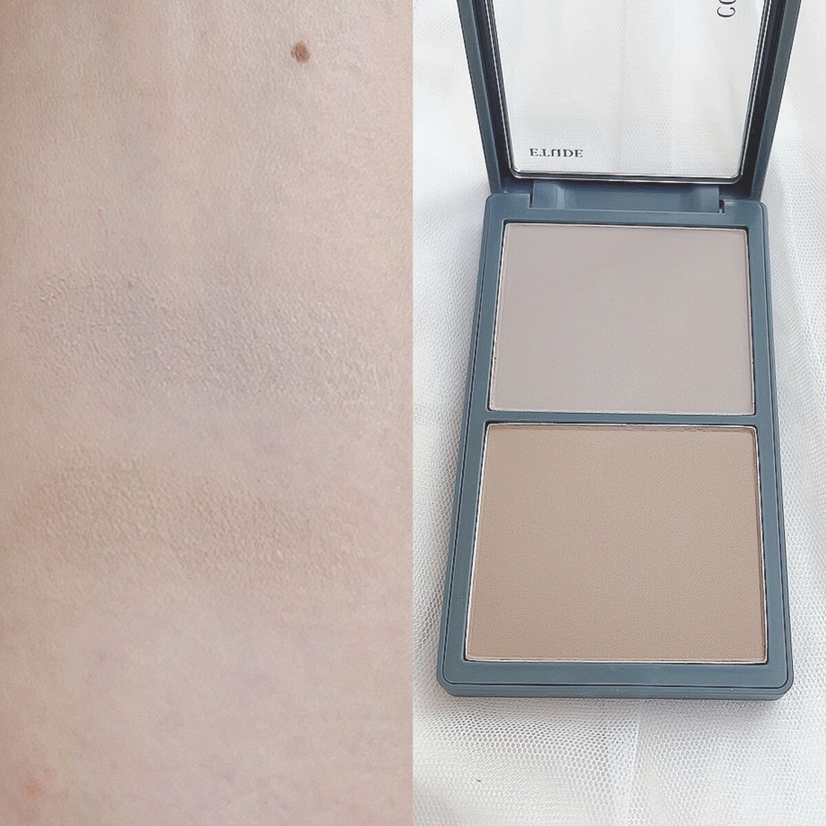 コントゥアパウダー/ETUDE/シェーディングを使ったクチコミ（3枚目）