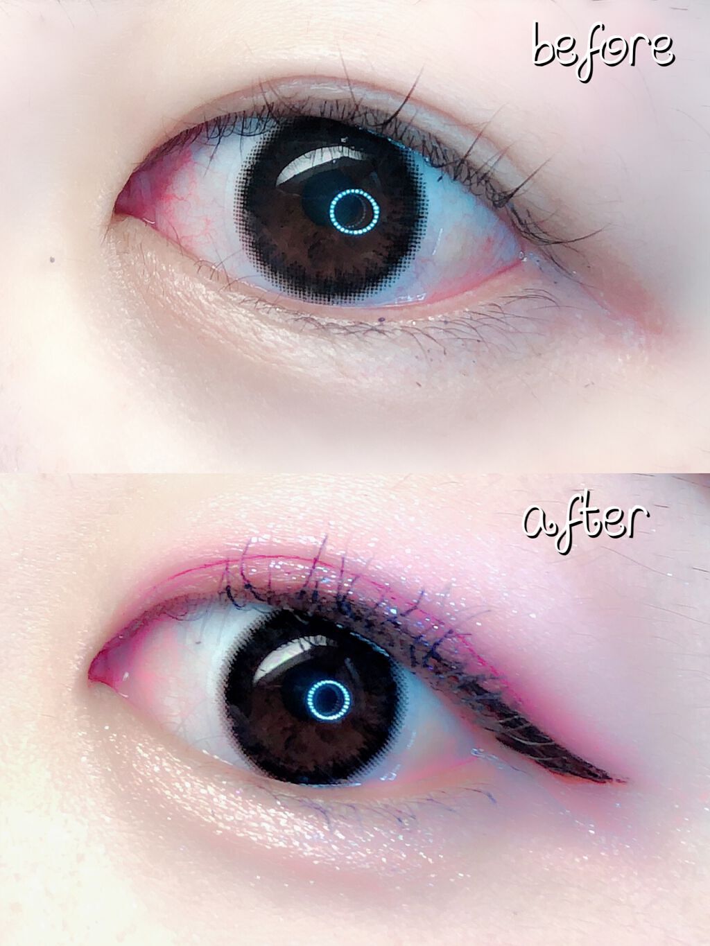 ひとえ・奥ぶたえ用マスカラ/アイプチ®/マスカラを使ったクチコミ(3枚目)