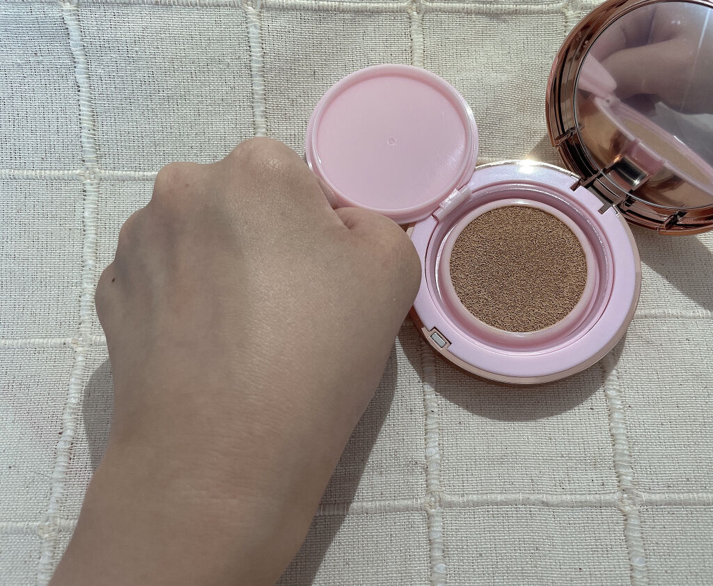 ピンクティーツリーカバークッション/APLIN/クッションファンデーションを使ったクチコミ（3枚目）