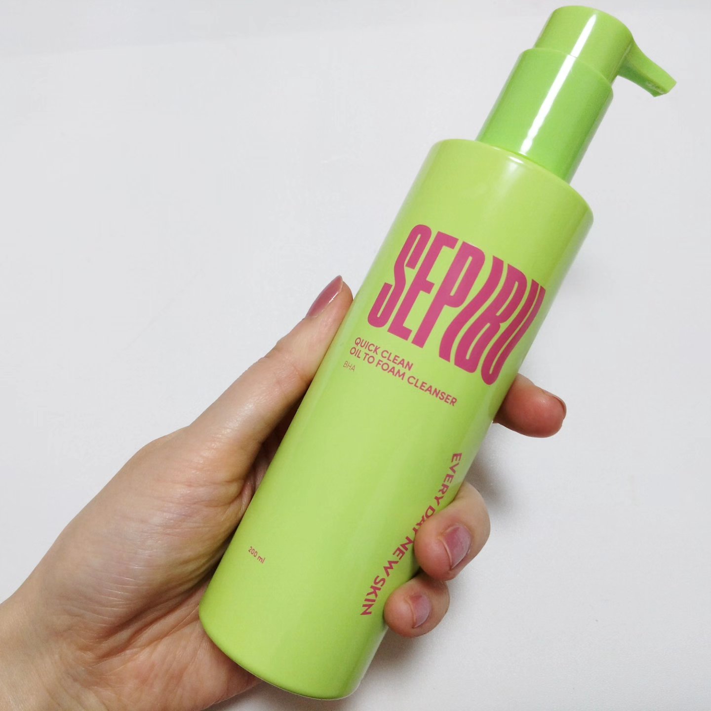 クイッククリーン オイルトゥーフォーム クレンザー/SEPIBU/オイルクレンジングを使ったクチコミ（1枚目）