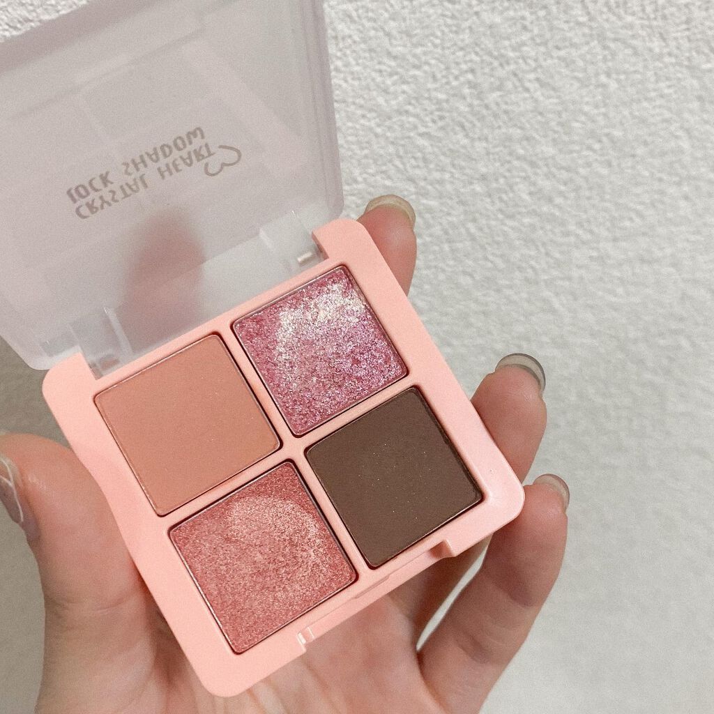 クリスタルハートロックシャドウ/BLACK ROUGE/アイシャドウパレットを使ったクチコミ（1枚目）