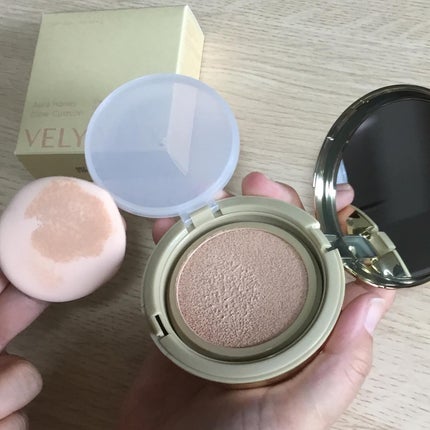 はちみつツヤ肌クッションファンデ/VELY VELY/クッションファンデーションを使ったクチコミ(7枚目)