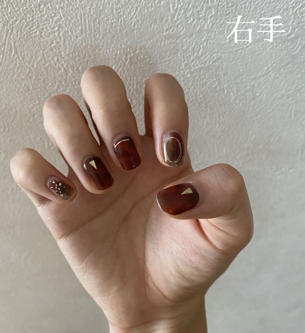 mc ジェルネイルシール/3COINS/ネイルシールを使ったクチコミ（3枚目）