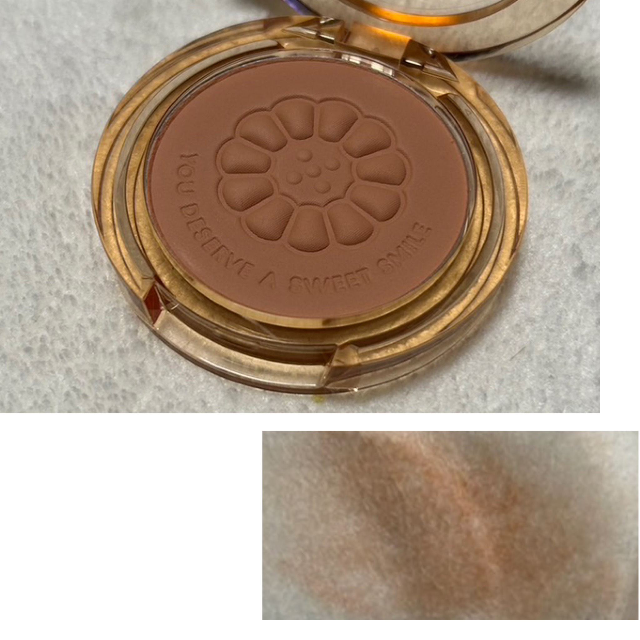 ピュア ブラッシュド サンシャイン チーク/PERIPERA/パウダーチークを使ったクチコミ（2枚目）