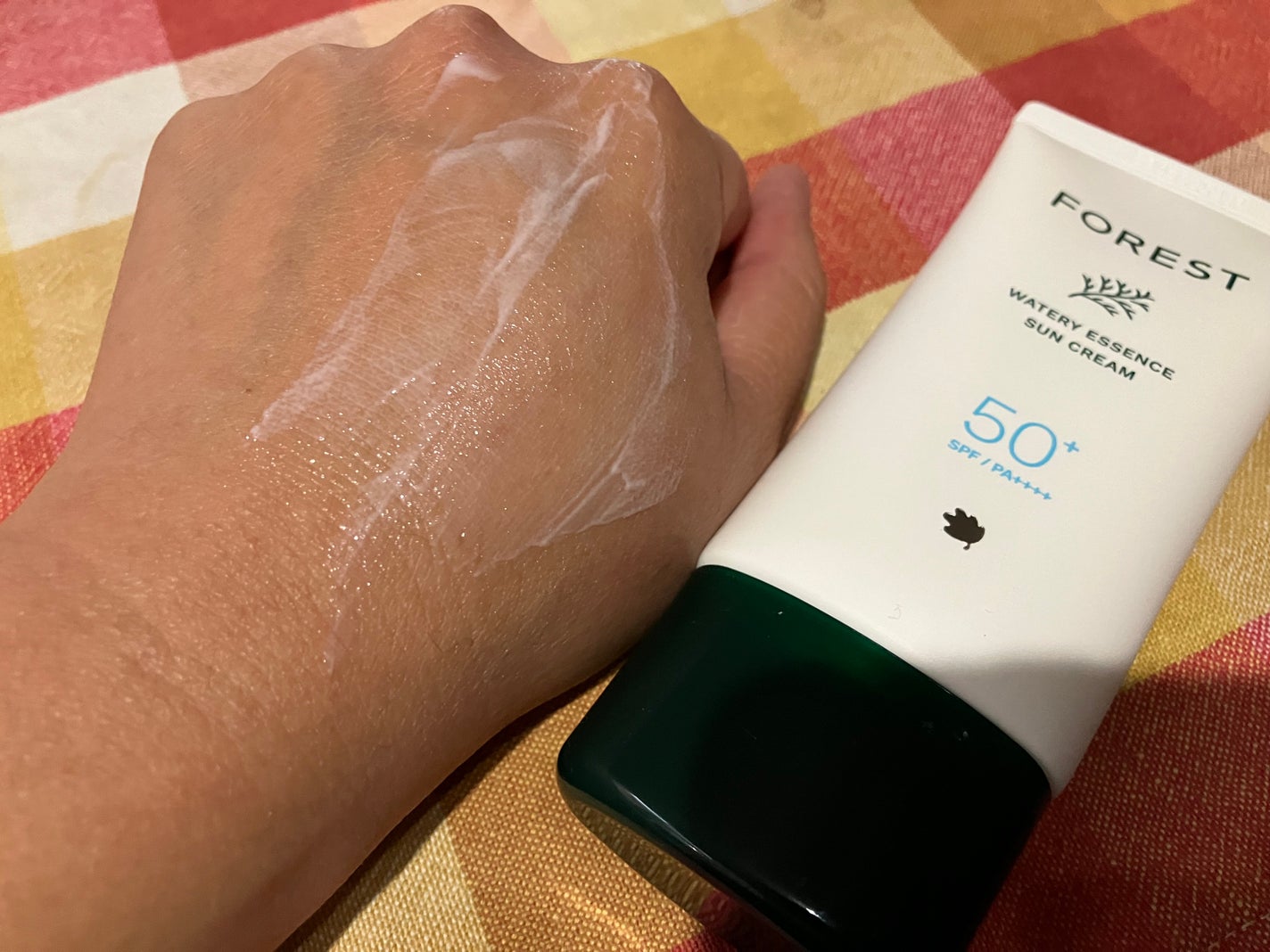 フォレスト エッセンスサンクリーム/FoRest by Greenfinger/日焼け止めローションを使ったクチコミ(3枚目)