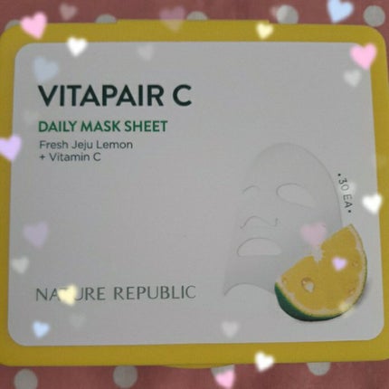 ビタペアCデイリーシートマスク/ネイチャーリパブリック/シートマスク・パックを使ったクチコミ(1枚目)