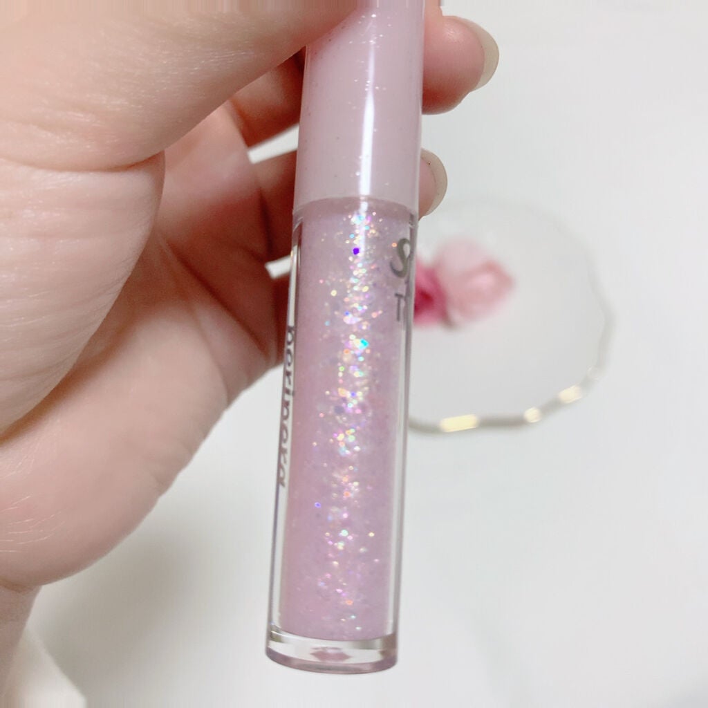 シュガー トゥインクル リキッド グリッター/PERIPERA/グリッターを使ったクチコミ(3枚目)