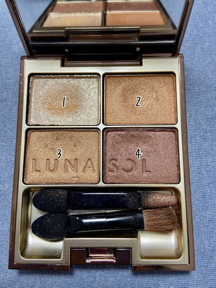 スキンモデリングアイズ/LUNASOL/アイシャドウパレットを使ったクチコミ(2枚目)