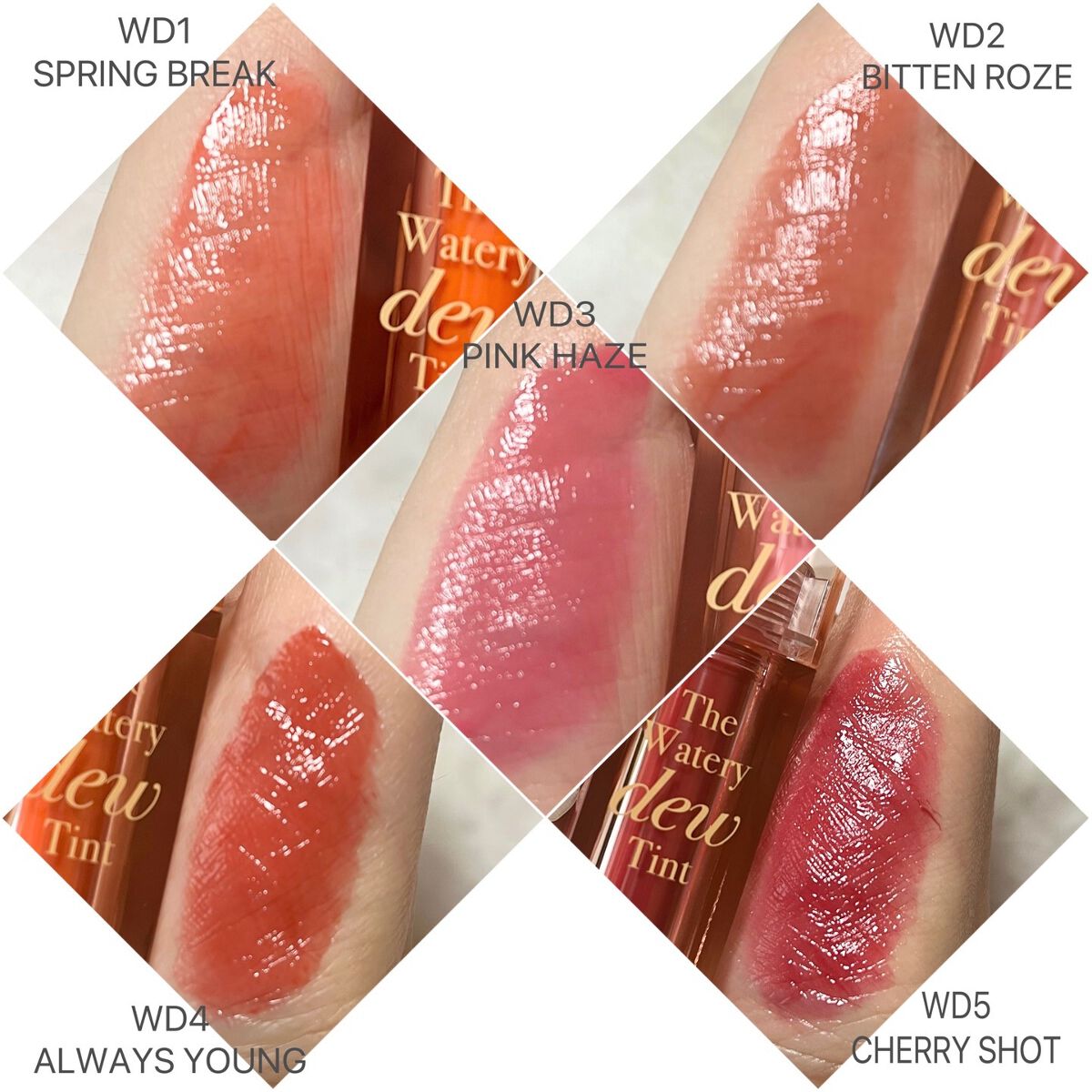 ザ ウォータリーデューティント/MERZY/リップティントを使ったクチコミ（2枚目）