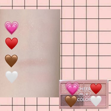 セリア CHEER me COLOR アイシャドウのクチコミ「💗Seriaの可愛すぎるアイシャドウ💗

このアイシャドウなんと100円なんです❕
可愛すぎま.....」（2枚目）