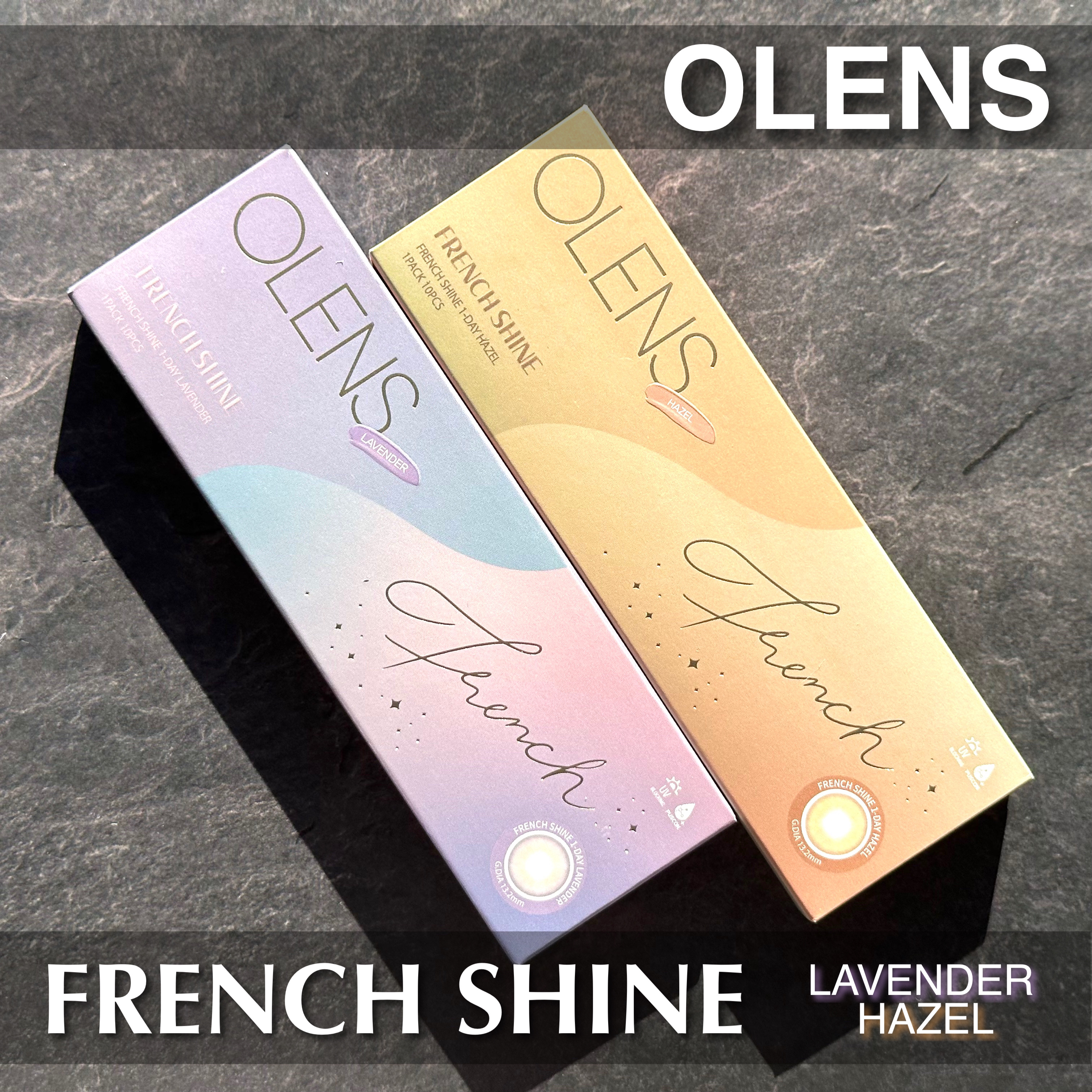 FrenchShine1day/OLENS/ワンデー（１DAY）カラコンを使ったクチコミ（1枚目）