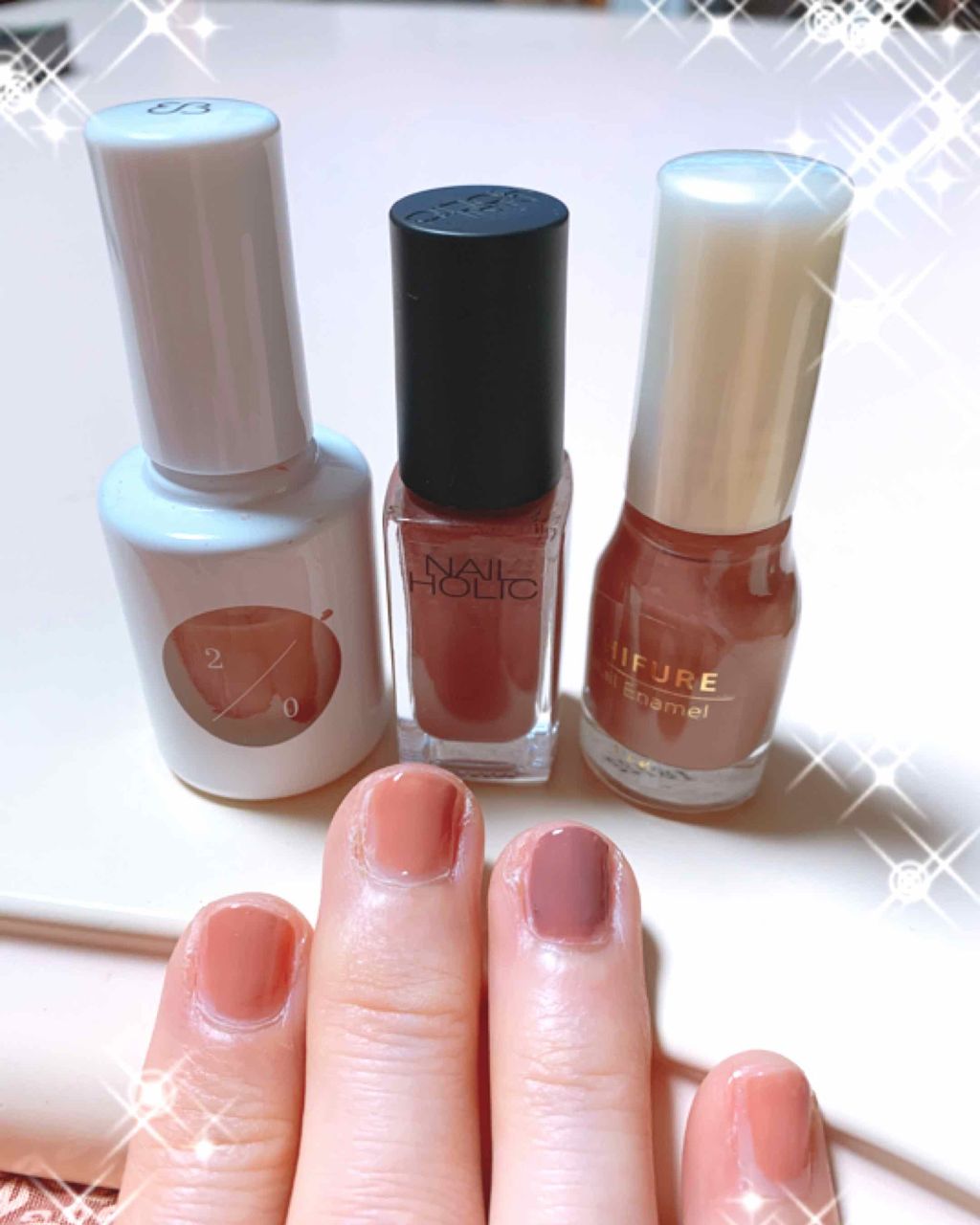 カラーベースコート ゼロ/uka/オールインワンネイルを使ったクチコミ（1枚目）