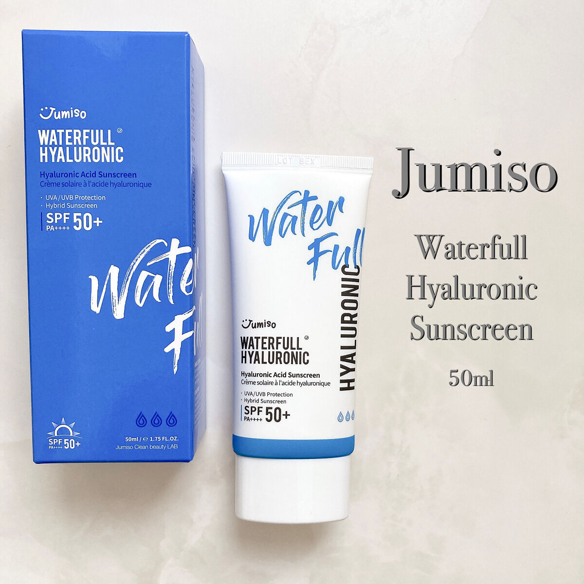 ウォータープールヒアルロン酸日焼け止め/JUMISO/その他スキンケアを使ったクチコミ（2枚目）