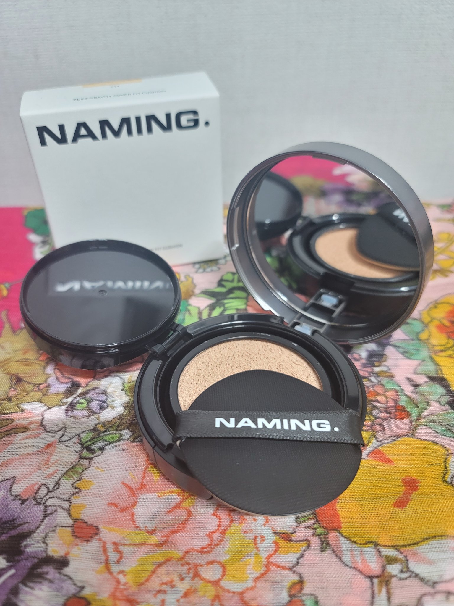 ネーミング ゼログラビティ カバーフィットクッション/NAMING./クッションファンデーションを使ったクチコミ（2枚目）