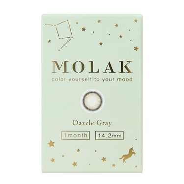 MOLAK 1month ダズルグレー/MOLAK/カラーコンタクトレンズの画像