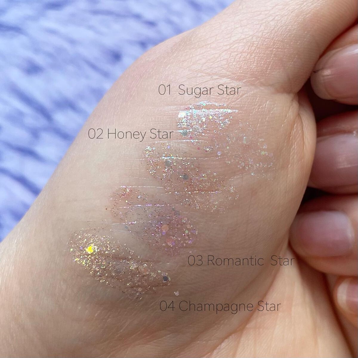 トゥインクルグリッター/VAVI MELLO/グリッターを使ったクチコミ（3枚目）