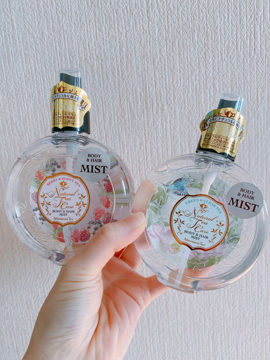 ナチュラルティーボディ&ヘアミスト GREEN & CLEAR TEAの香り/アフタヌーンティー/香水(レディース)を使ったクチコミ（1枚目）