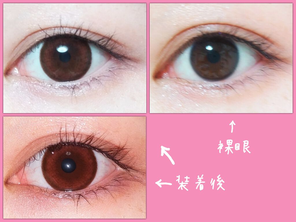 Angelcolor Bambi Series 1day  カシスブラウン/AngelColor/ワンデー（１DAY）カラコンを使ったクチコミ（2枚目）